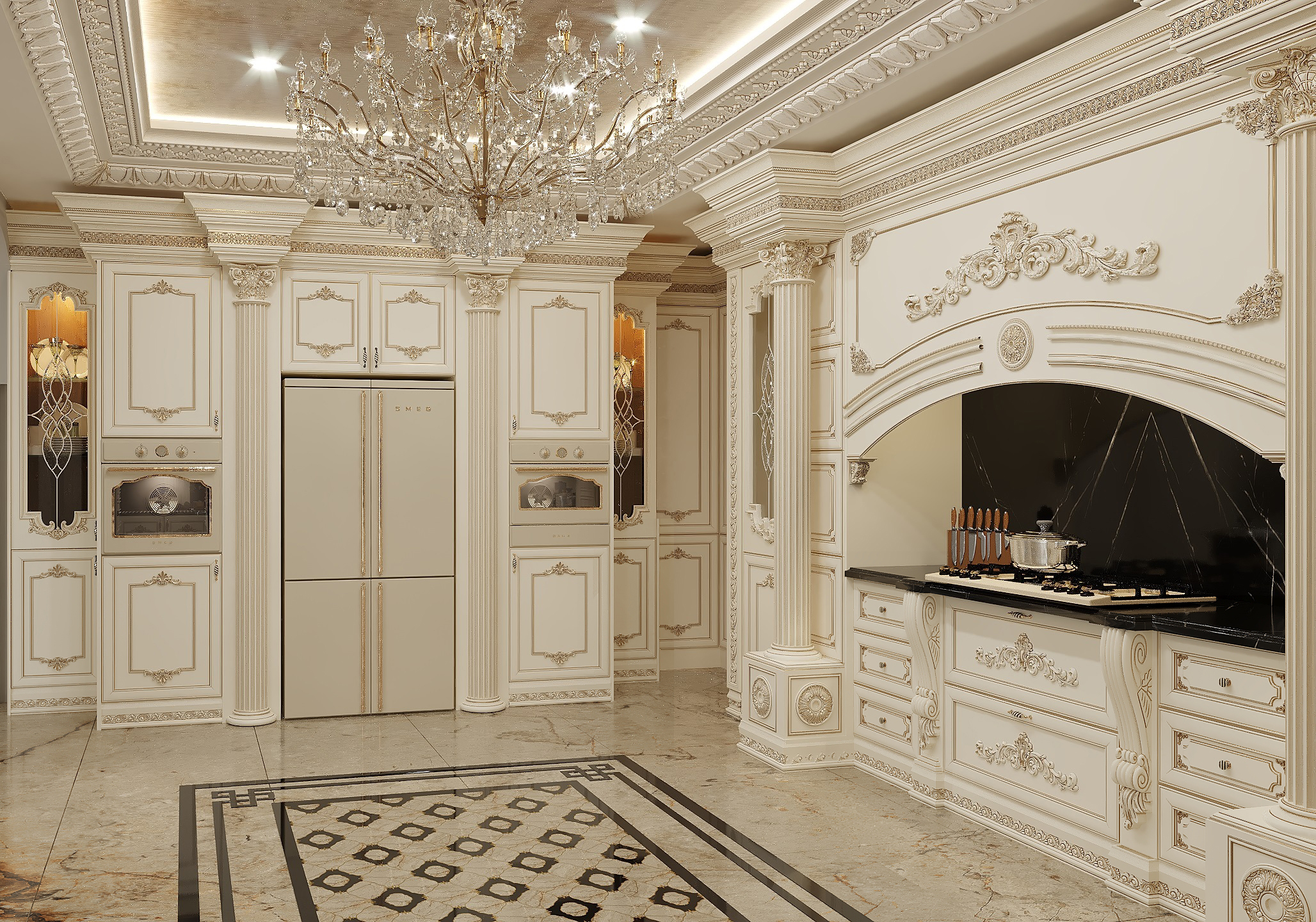 کابینت کلاسیک کلارو